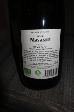 3 fl. hvidvin, M Belle Mayance, Chardonnay 2023