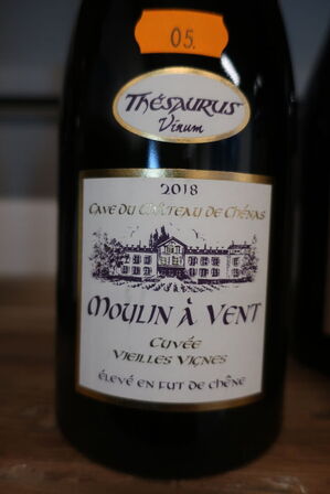 2 fl. rødvin, Moulin á Vent, Thesaurus 2018