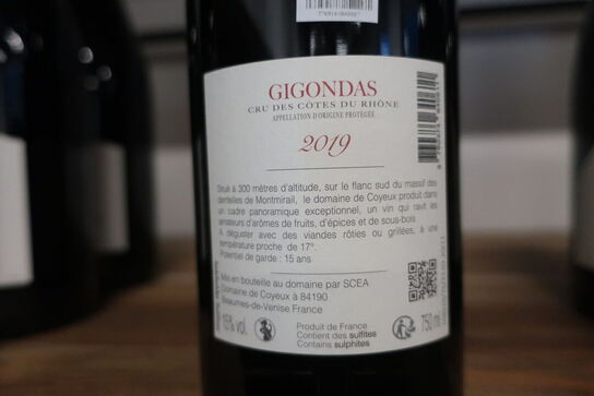 2 fl. rødvin, Domaine de Coyeux, Gigondas 2019
