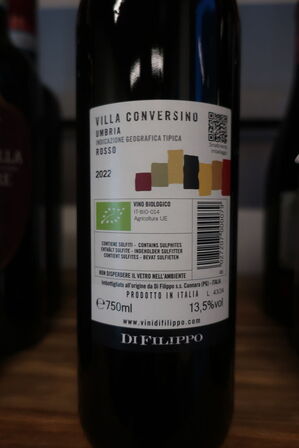 2 fl. rødvin, Di Filippo, Villa Conversino 2022