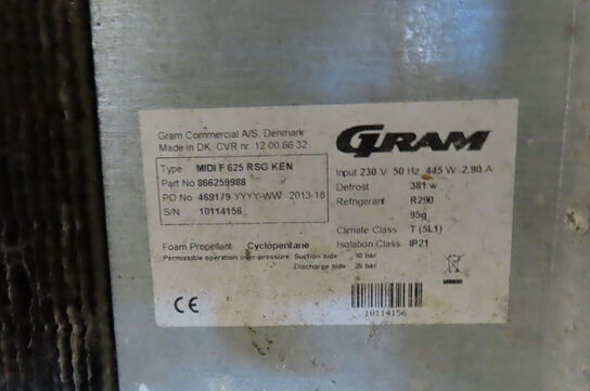 Køleskab GRAM Midi F 625 RSG KEN