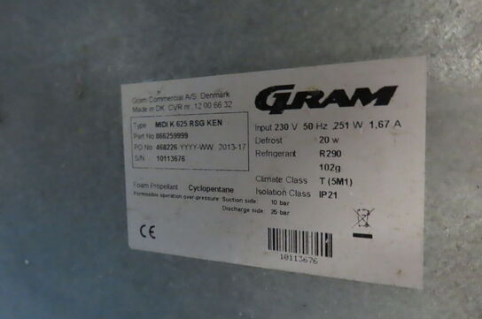 Industrikøleskab GRAM
