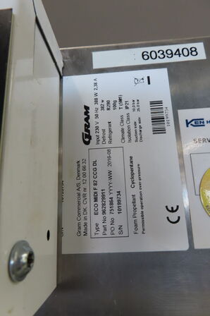 Køleskab GRAM Eco Midi F 82 CCG