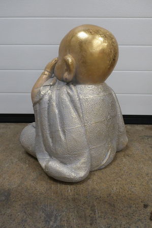 Siddende buddha H46 cm. 