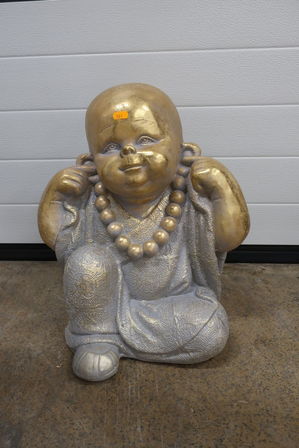 Siddende buddha H46 cm. 