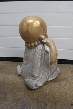 Siddende buddha H46 cm. 