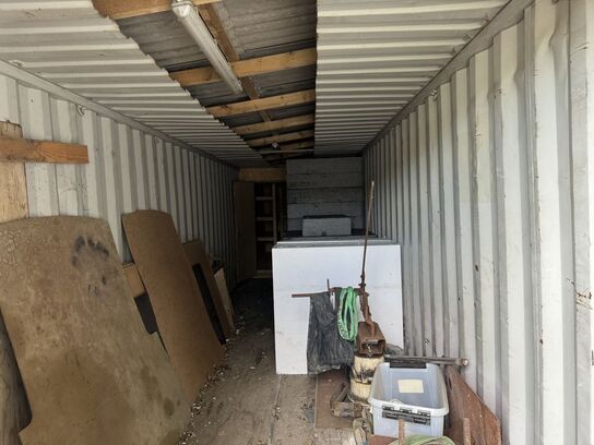 40 fods container med indhold