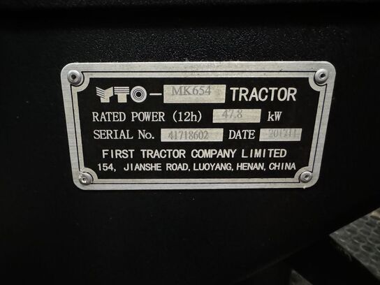 Traktor, YTO MK654