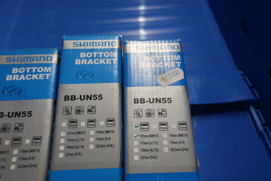 3 stk. krankboks SHIMANO BB-UN55