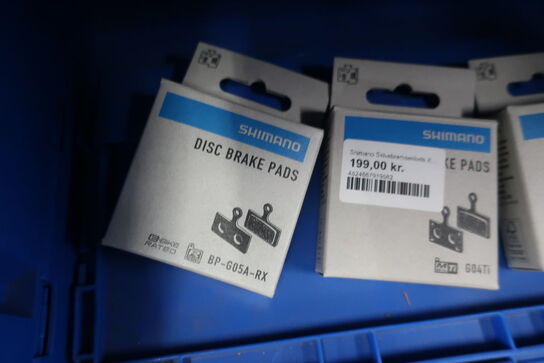 3 pakker skivebremseklodser SHIMANO BP-G05A-RX, G04Ti