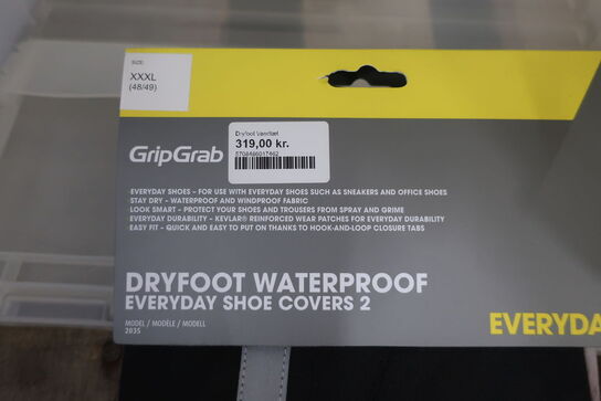 Skoovertræk GRIPGRAB Dryfoot Waterproof Everyday Shoe Covers 2 str: XXXL