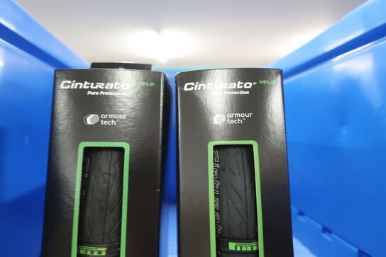 2 pakker dæk PIRELLI Cinturatio Tubeless Ready 700x28c