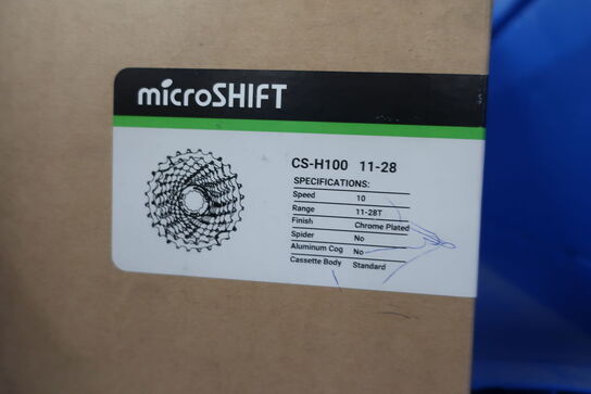 2 stk. kassetter MICROSHIFT CS-H100 11-28