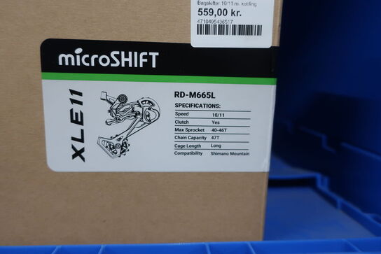 Bagskifter MICROSHIFT XLE11 RD-M665L