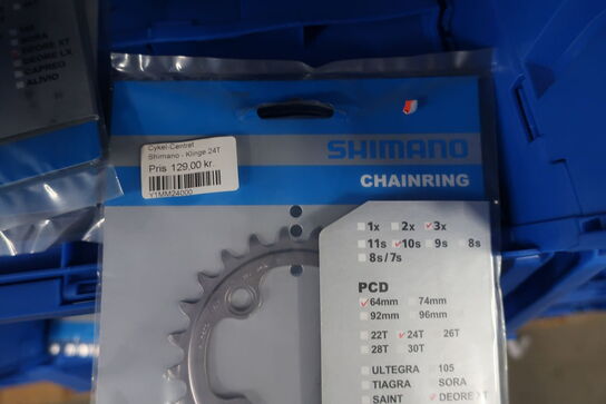 3 stk. klinger SHIMANO