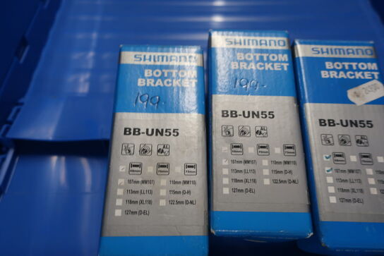 3 stk. krankboks SHIMANO BB-UN55