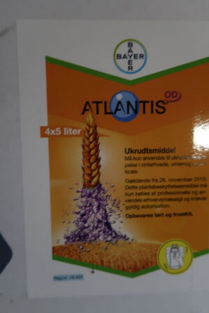 4 stk. dunke med ukrudtsmiddel ATLANTIS 5L