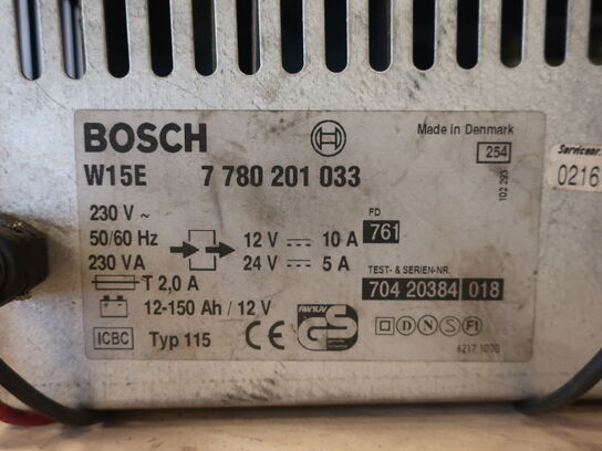 Lader 12/24V BOSCH W15E