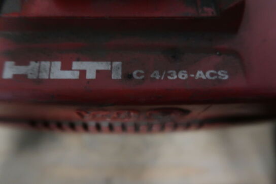 Akkuværktøj HILTI 2x 36V / 1x 14.4V batterier + C4/36 ACS lader 