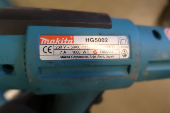 Varmepistol MAKITA HG5002 230V