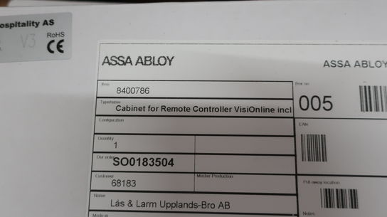 3 stk. kortlæsere ASSA ABLOY