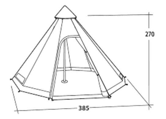 Easy Camp Moonlight Tipi 8 personer