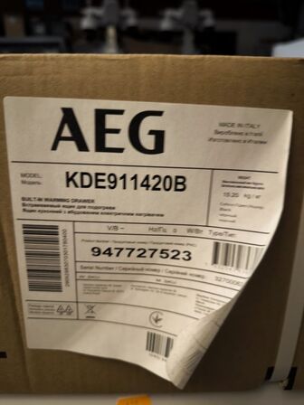 Opbevaringsskuffe AEG KDE911420B