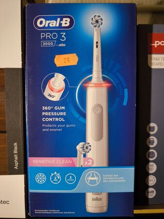 Eltandbørste BRAUN Oral B PRO 3 3000