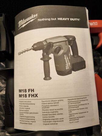 Borehammer M18 MILWAUKEE