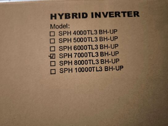 Inverter GROWATT SPH 7000TL3 BH-UP