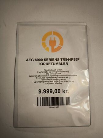 Tørretumbler AEG TR844P85P