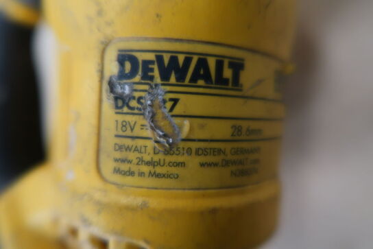 Akku bajonetsav DEWALT DCS367 u. batteri