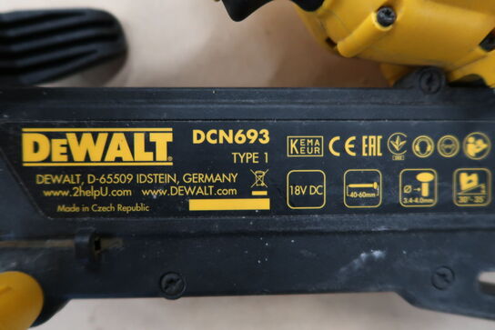 Akku sømpistol DEWALT DCN693 u. batteri