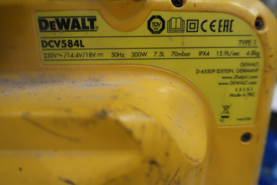 Akku støvsuger DEWALT DCV584L u. batteri