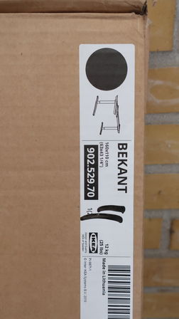 4 stk. bordstel IKEA Bekant 902.529.70