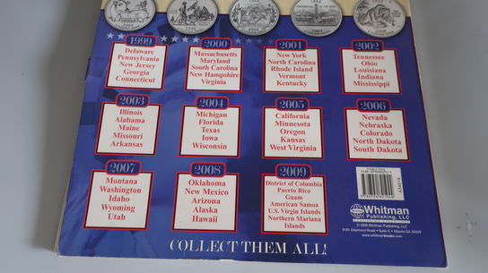 Quartersamling USA Quarters 1999-2009