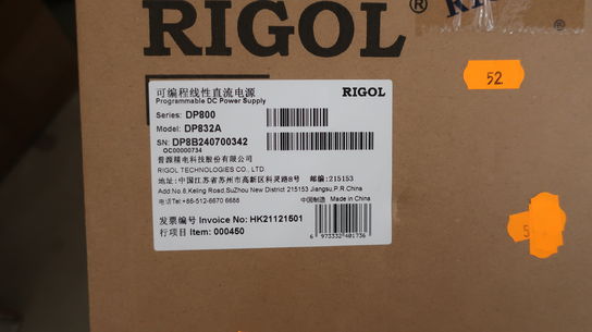 Strømforsyning RIGOL DP832A