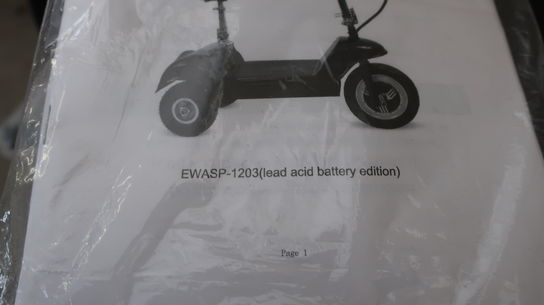 Elscooter WEASP-1203