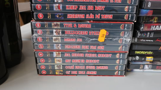 Diverse DVD'er og CD'er