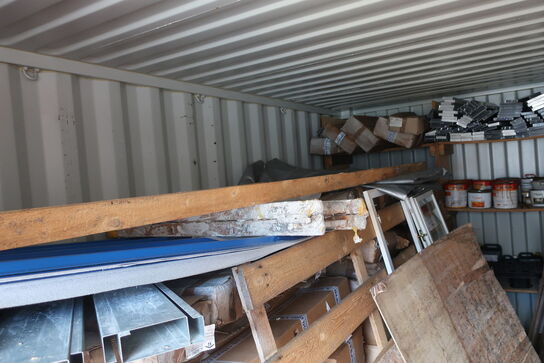 Indhold i 20' container