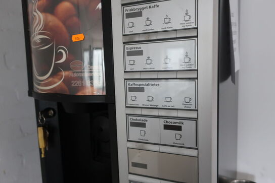 Kaffeautomat samt kaffe