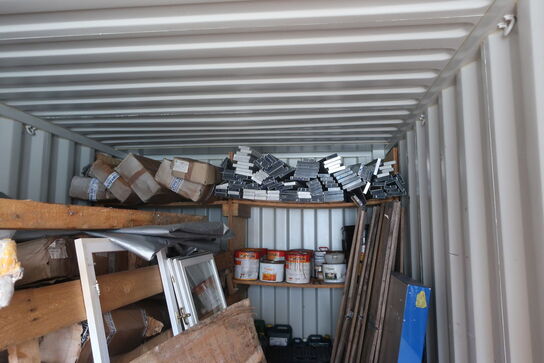 Indhold i 20' container