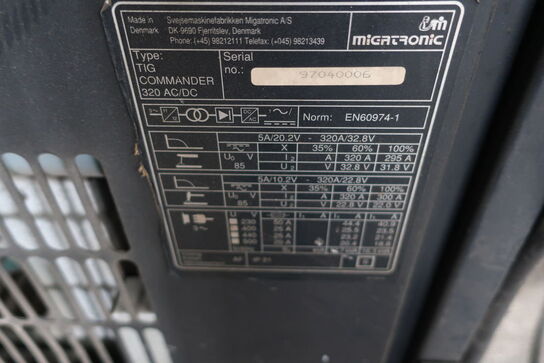 Tigsvejseapparat MIGATRONIC Tig Commander 320 AC/DC