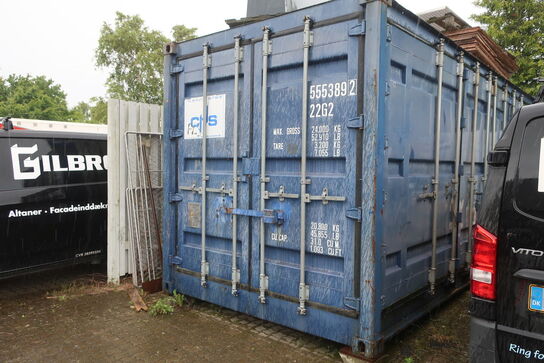 20' container uden indhold