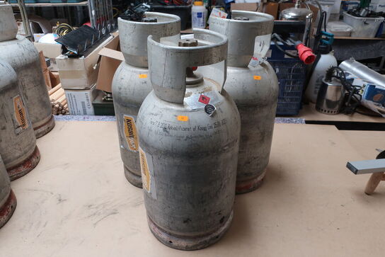 3 stk. gasflasker til truckgas