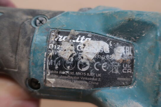 Vinkelsliber MAKITA inkl. batteri og lader