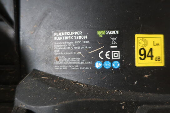 Plæneklipper GARDEN elektrisk 1300W
