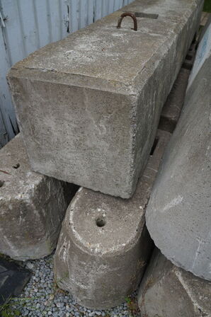 5 stk. betonklodser