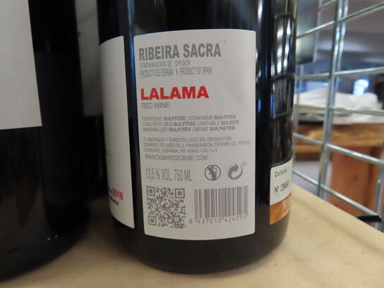 6 fl. rødvin, DOMINIO DO BIBEI Lalama Ribeira Sacra 2016