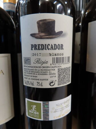 5 fl. hvidvin, BODEGA CONTADOR Predicador Blanco 2017